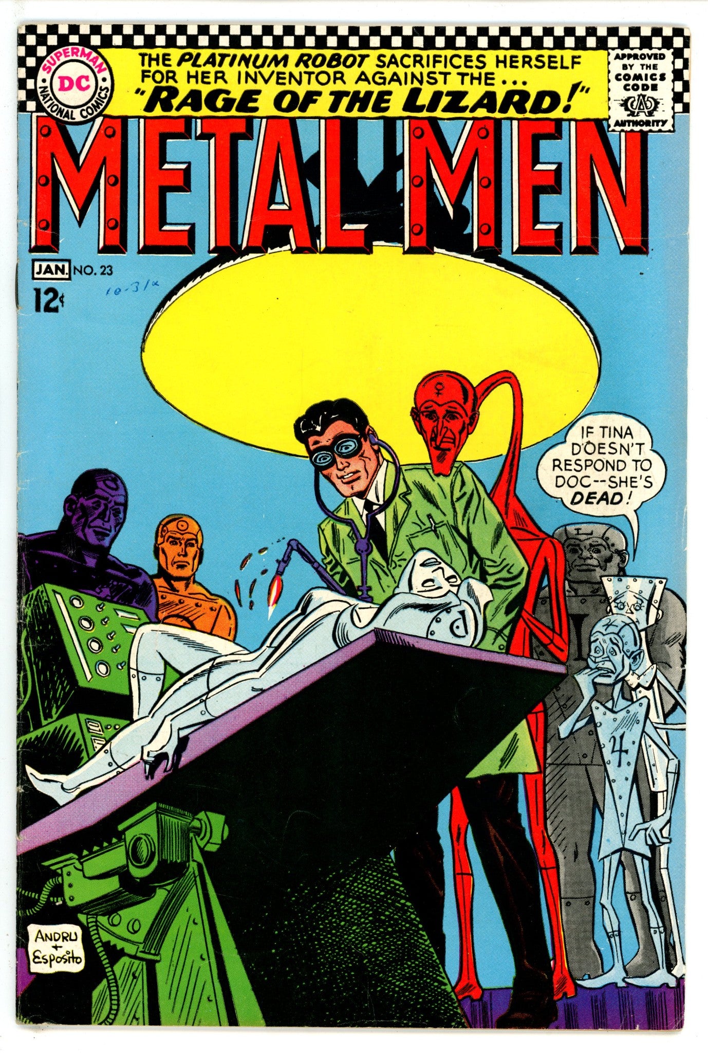 Metal Men Vol 1 23 VG/FN (1966)