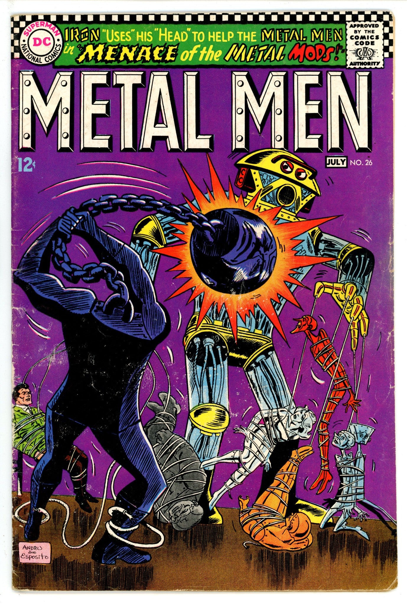 Metal Men Vol 1 26 VG (1967)