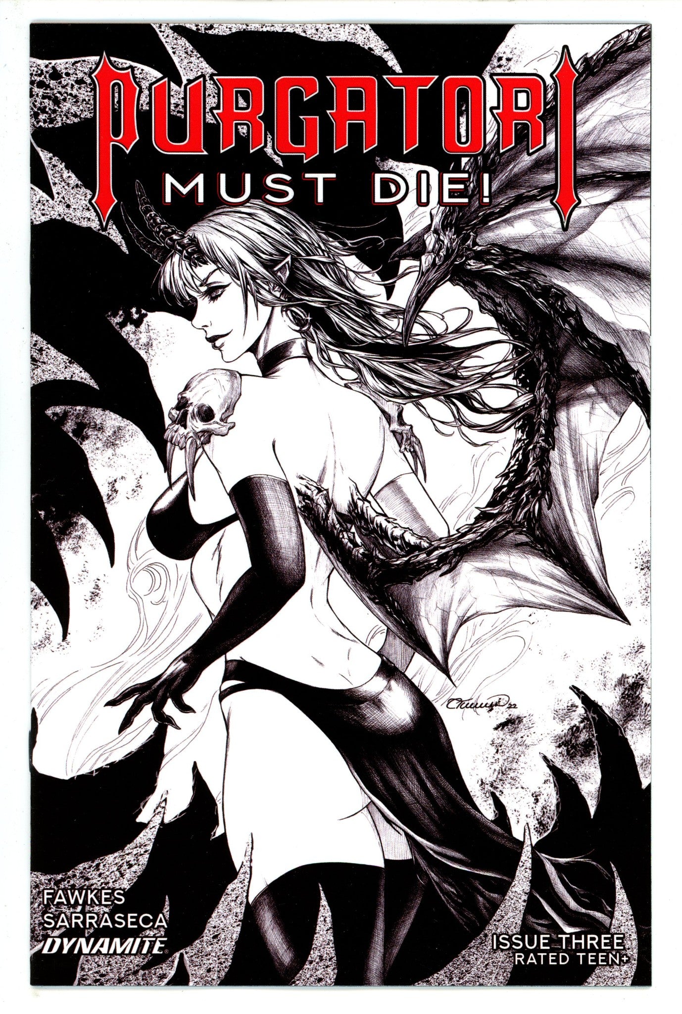 Purgatori Must Die 3 Turner B&W Incentive Variant (2023)
