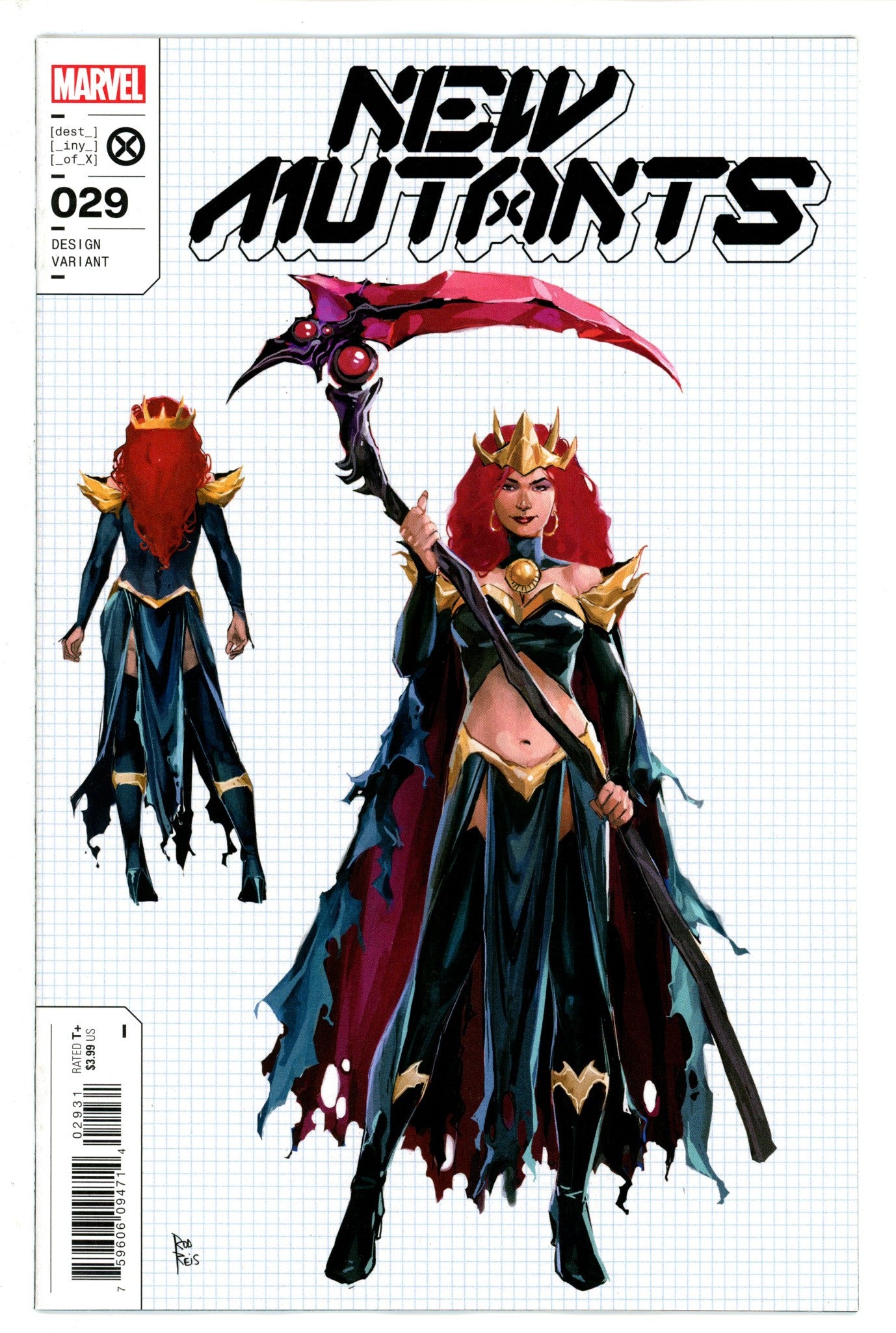 New Mutants Vol 4 29 Reis Design Variant
