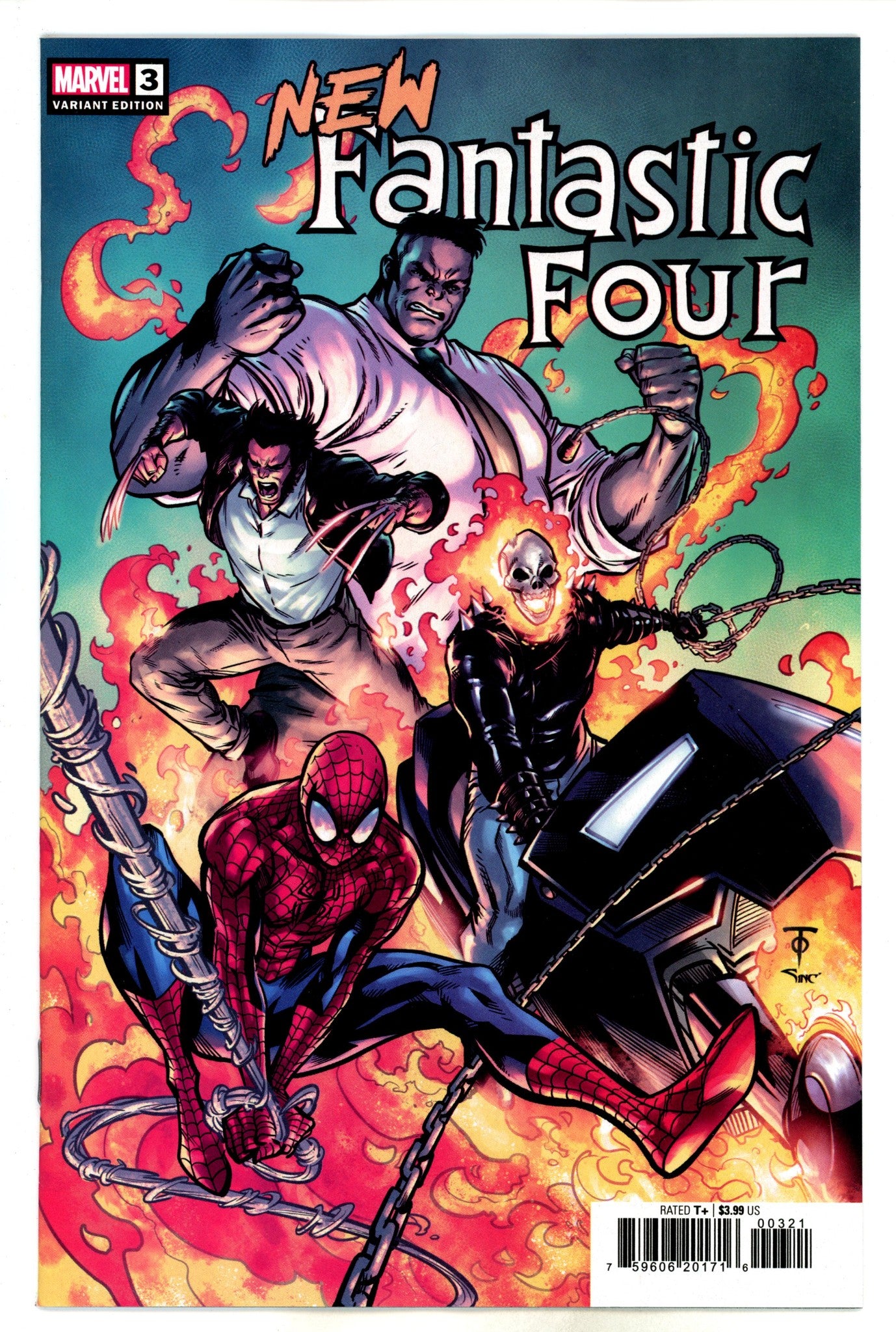 New Fantastic Four 3 To Variant (2022)