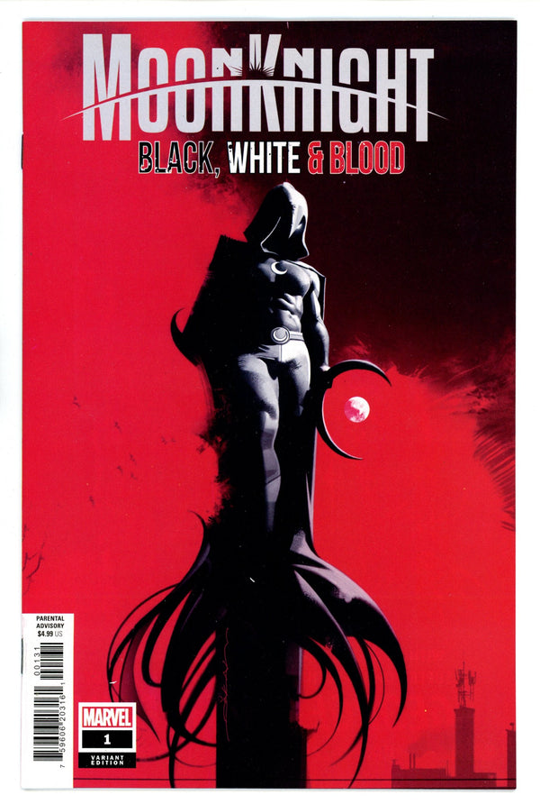 Moon Knight Black White Blood 1 Dekal Variant NM