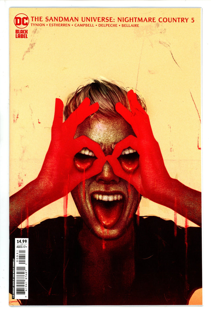 Sandman Universe Nightmare Country 5 Connelly Variant NM+
