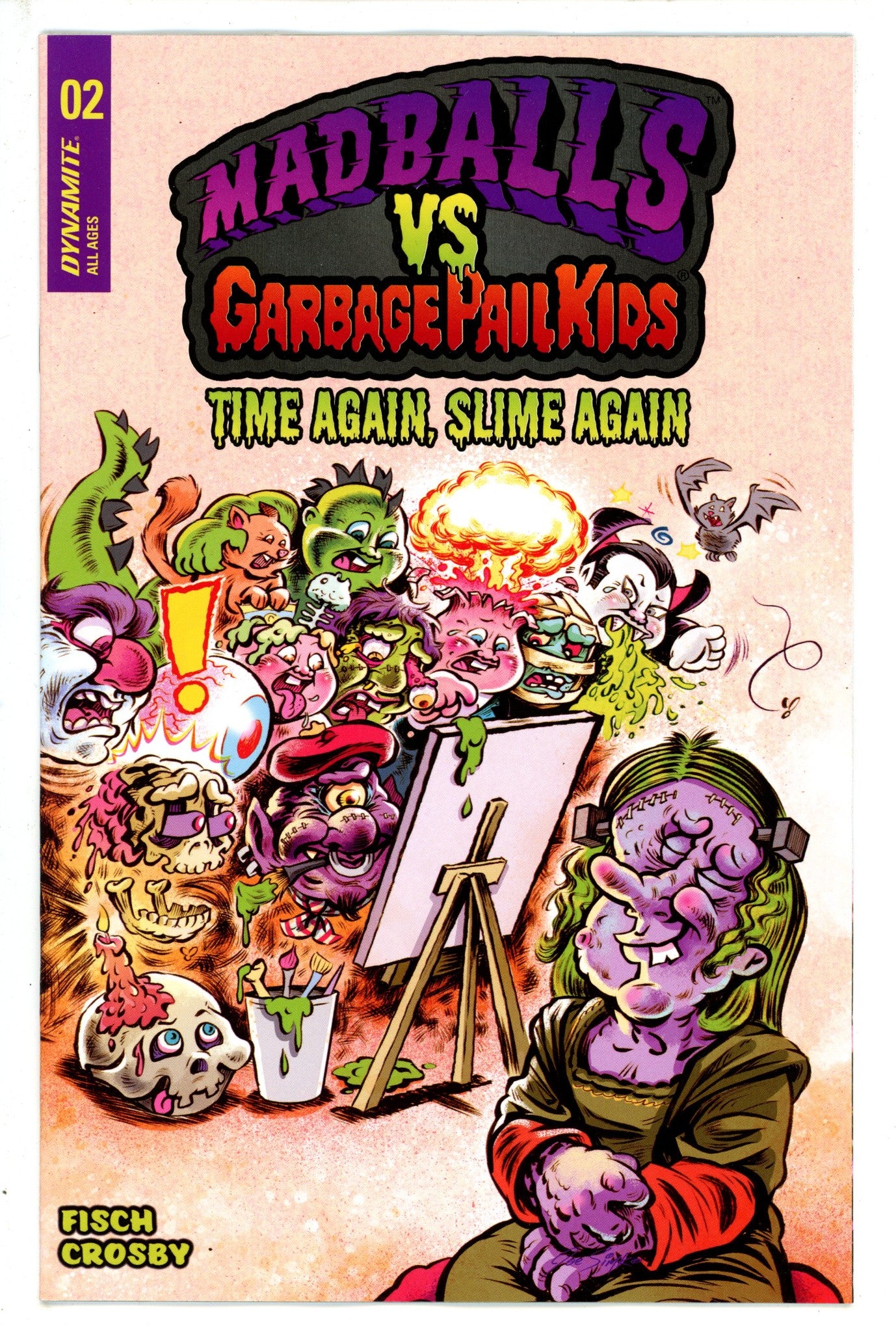 Madballs Vs Garbage Pail Kids Slime Again 2 Crosby Variant (2023)