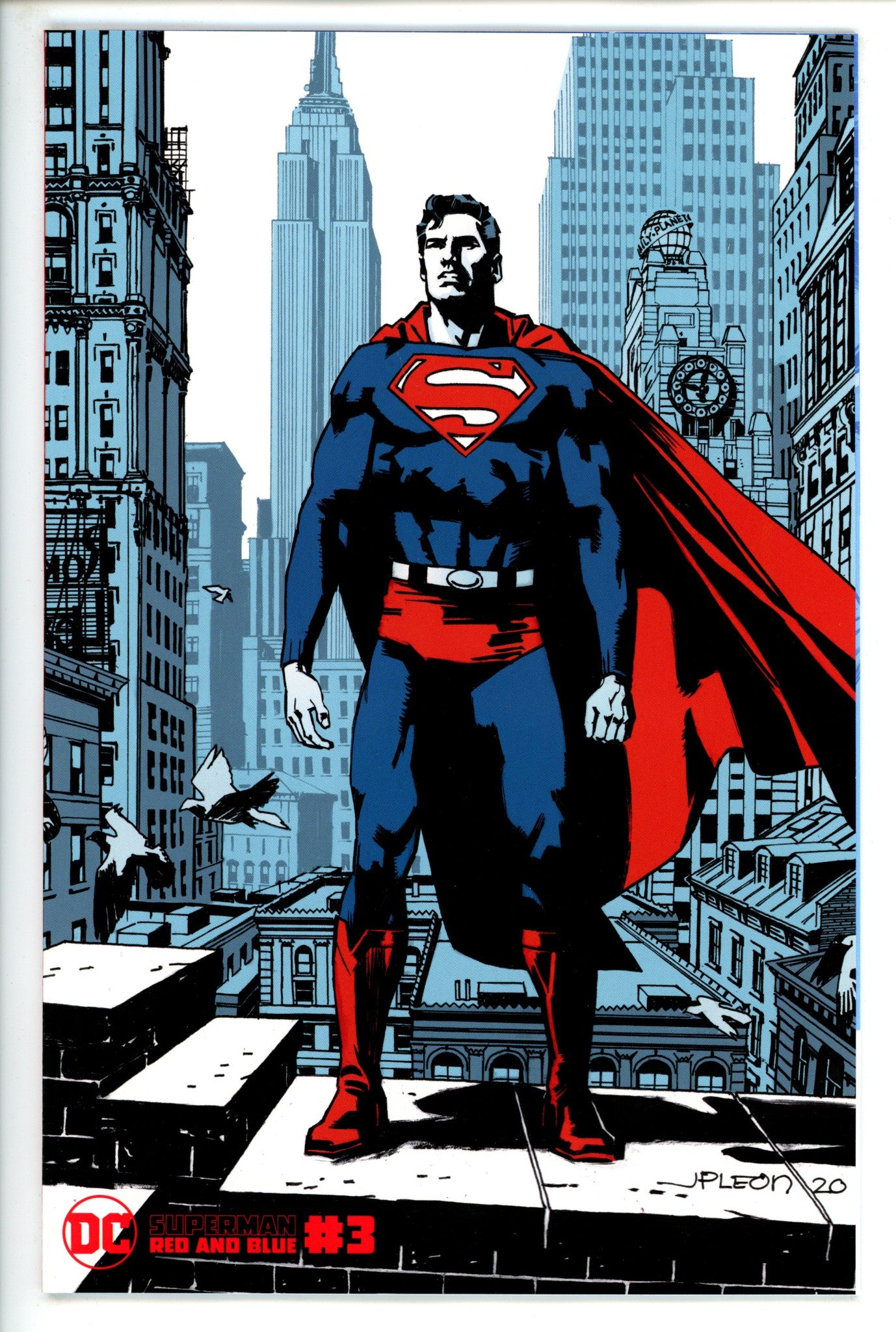 Superman Red & Blue 3 Leon Variant (2021)