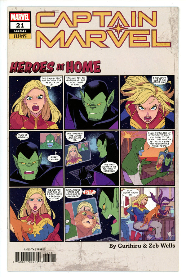 Captain Marvel Vol 11 21 (155) Gurihiru Variant