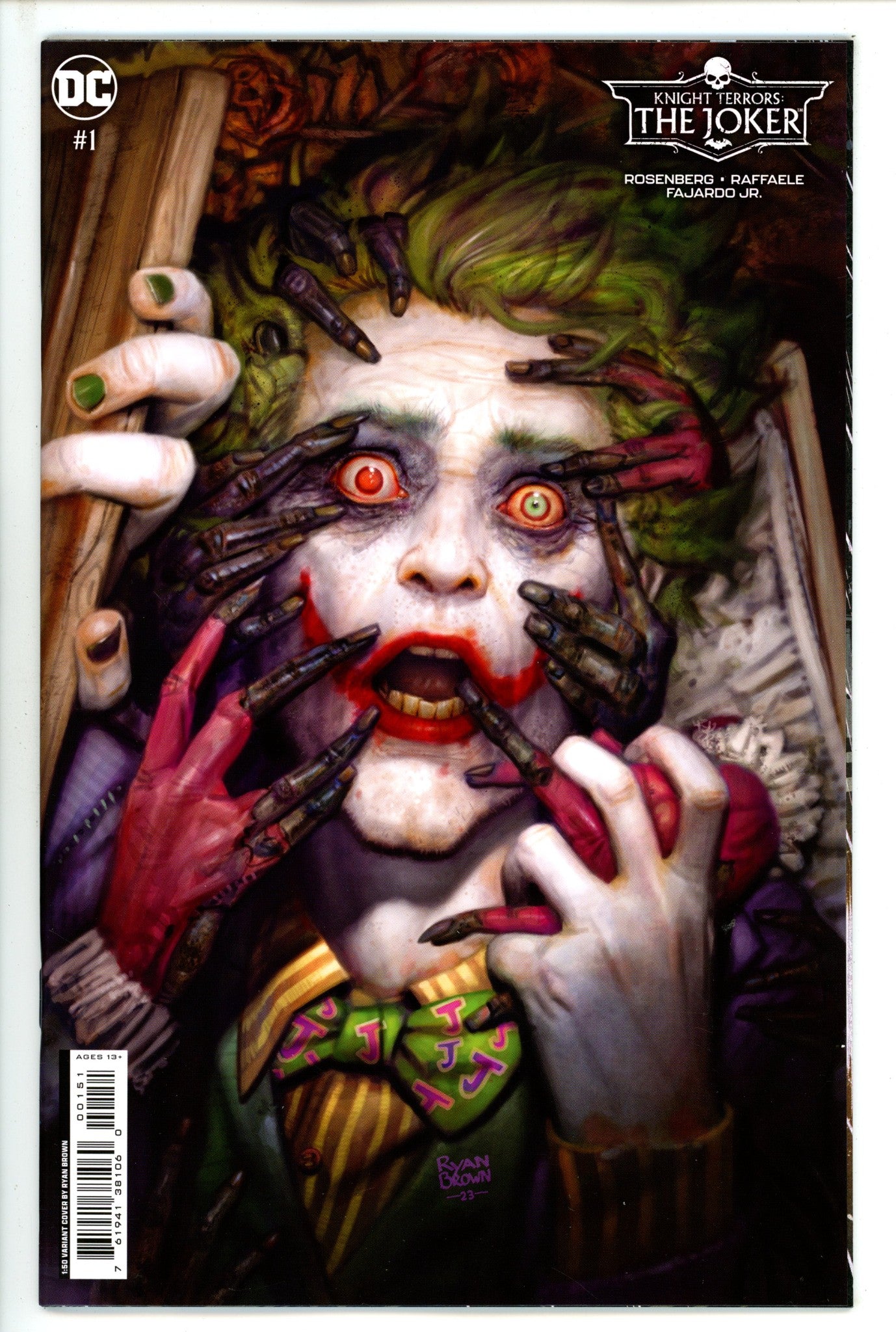 Knight Terrors Joker 1 Brown Incentive Variant NM- (2023)