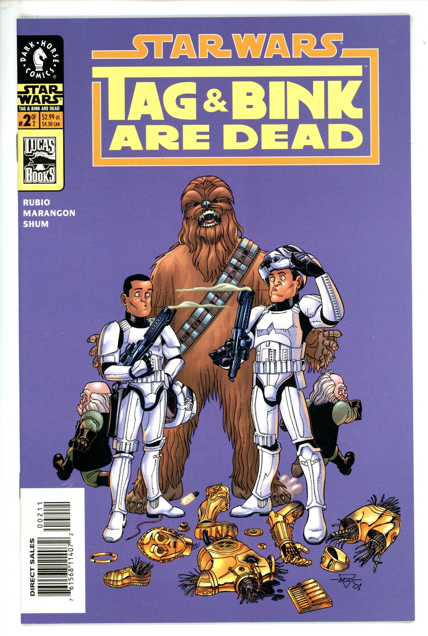 Star Wars: Tag & Bink Are Dead 2 NM (2001)