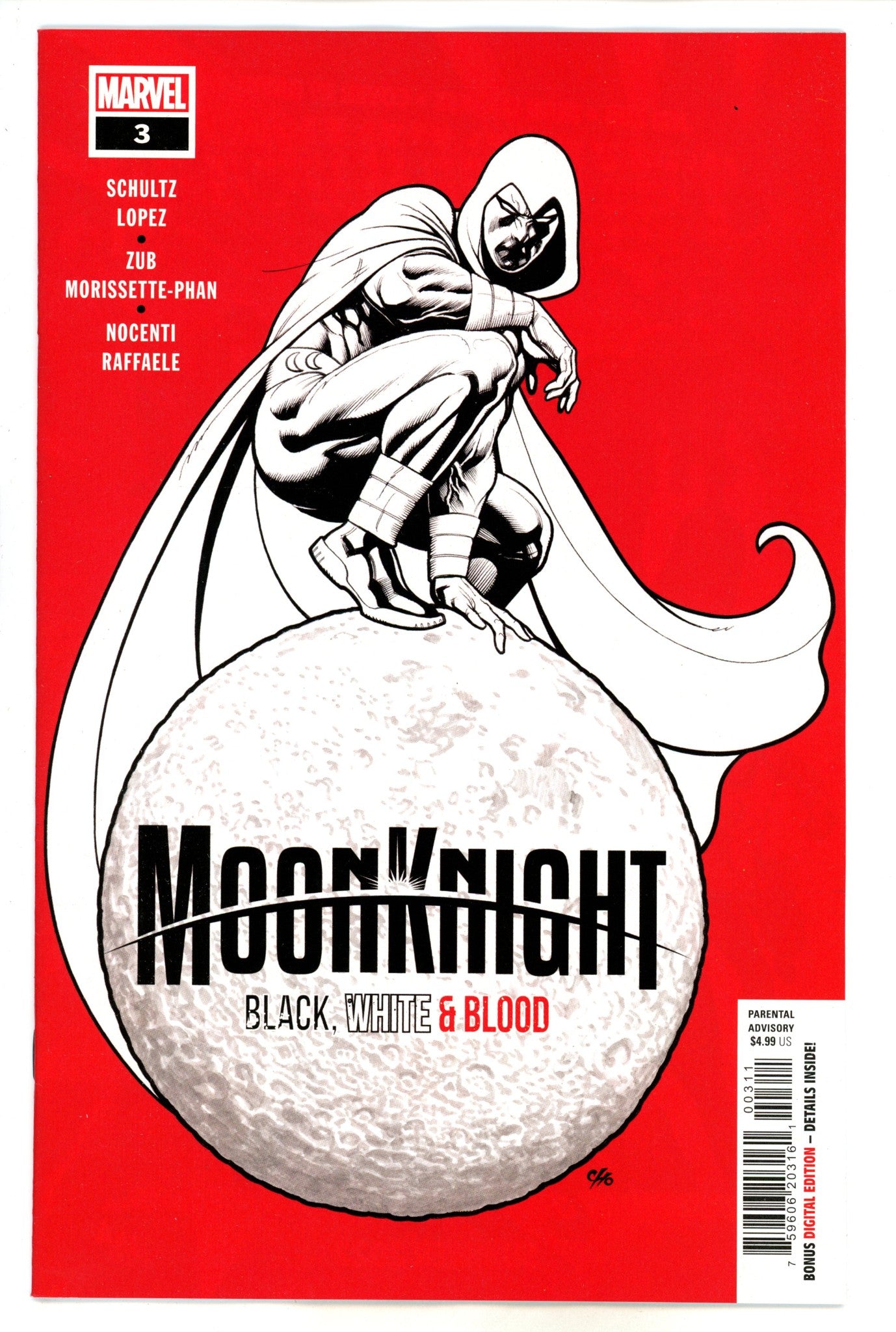 Moon Knight Black White Blood 3 (2022)