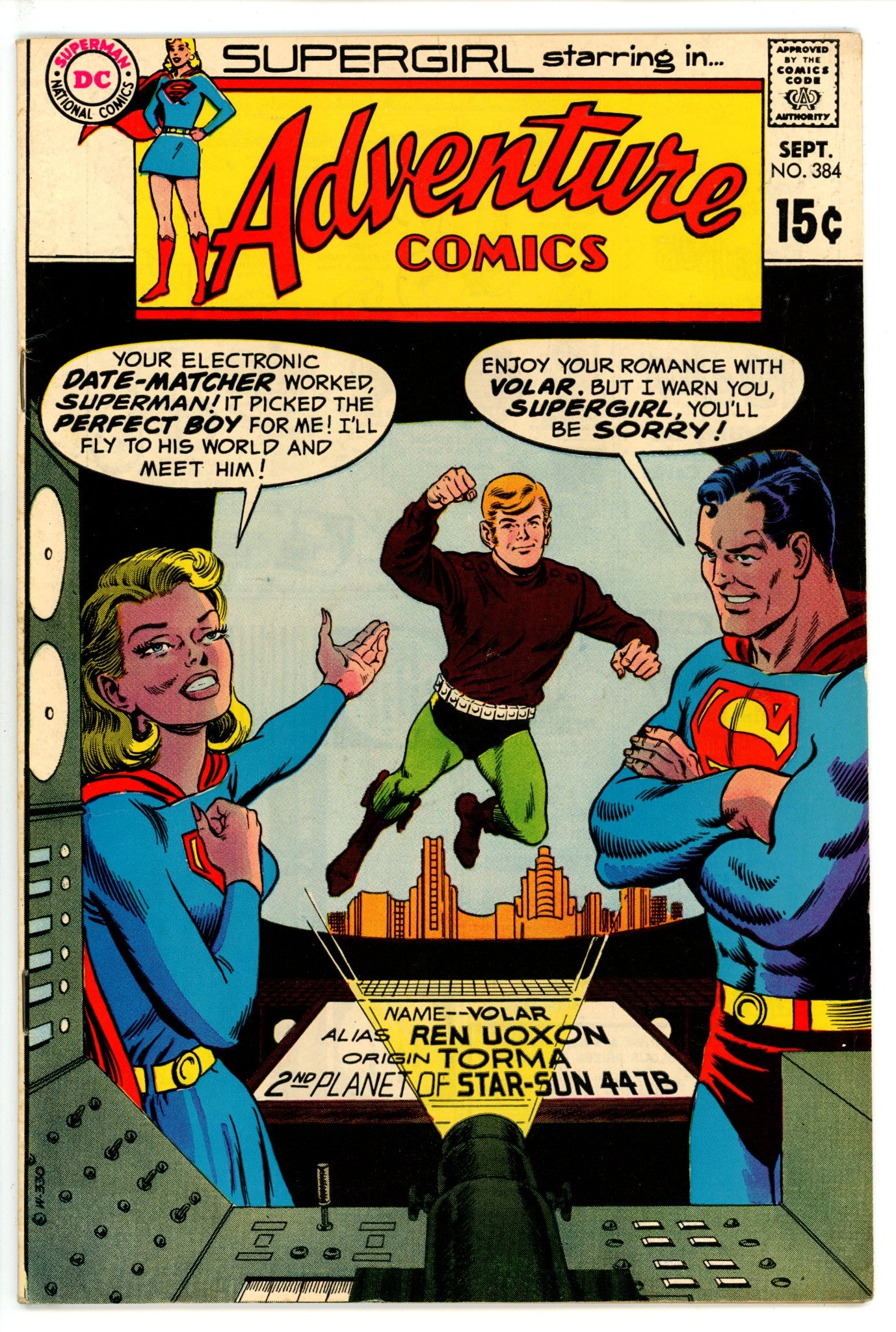 Adventure Comics Vol 1 384 FN/VF (1969)
