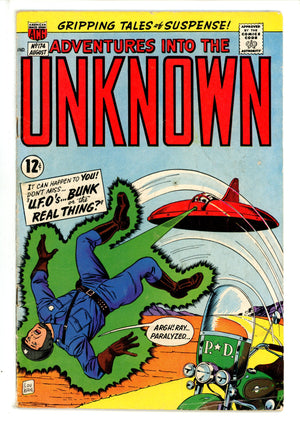 Adventures into the Unknown 174 VG (1967)