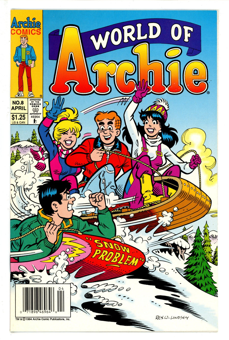World of Archie 8 Newsstand FN+ (1994)