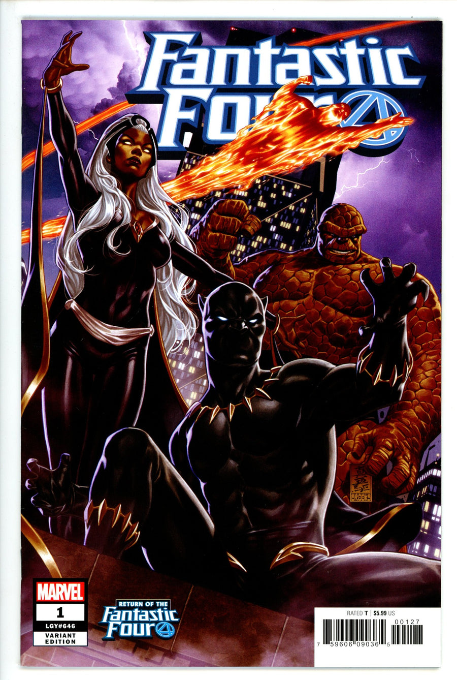 Fantastic Four Vol 6 1 Brooks Variant