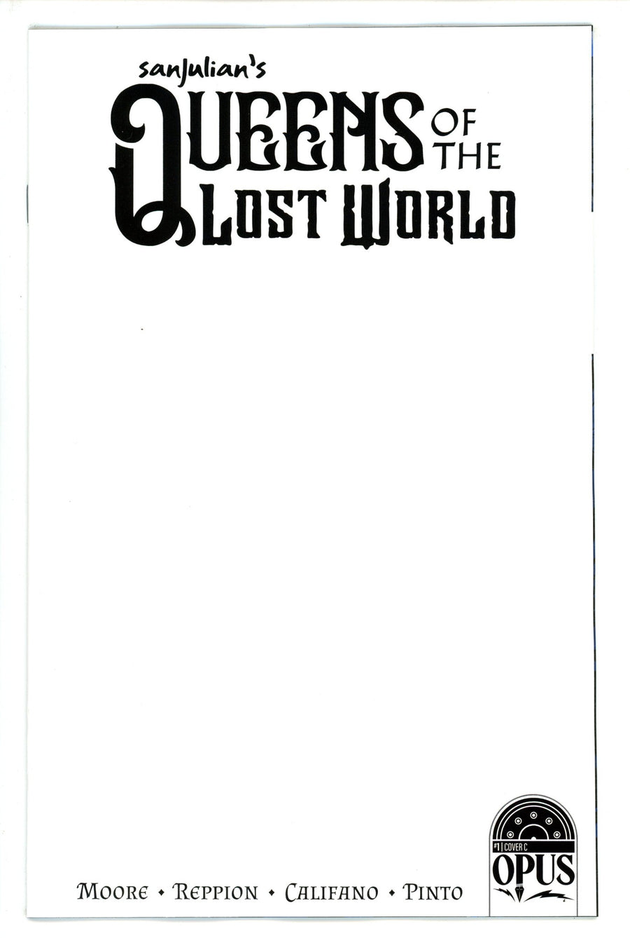 Sanjulian Queens of the Lost World 1 Blank Incentive Variant NM- (2023)