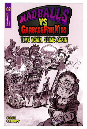 Madballs Vs Garbage Pail Kids Slime Again 2 Crosby B&W Incentive Variant (2023)