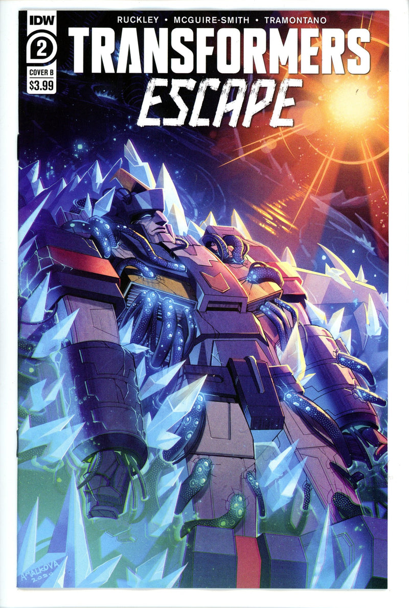 Transformers Escape 2 Malkova Variant-IDW-CaptCan Comics Inc
