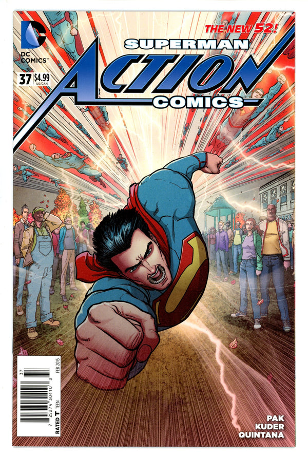 Action Comics Vol 2 37 Newsstand NM-