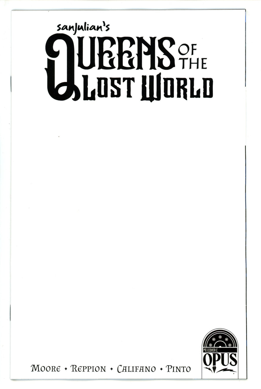 Sanjulian Queens of the Lost World 1 Blank Incentive Variant NM (2023)
