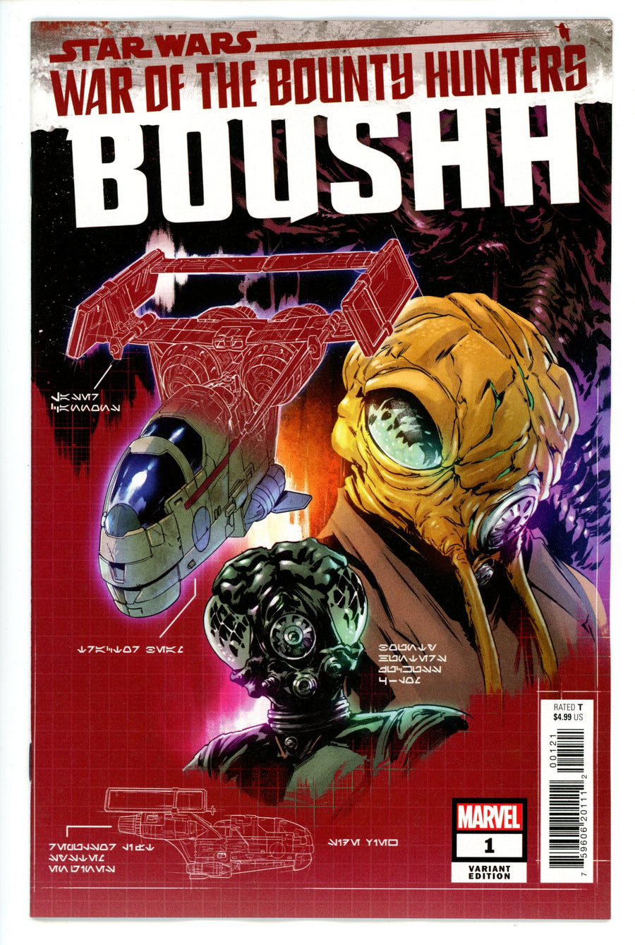 Star Wars War of the Bounty Hunters Boushh 1 Variant (2021)