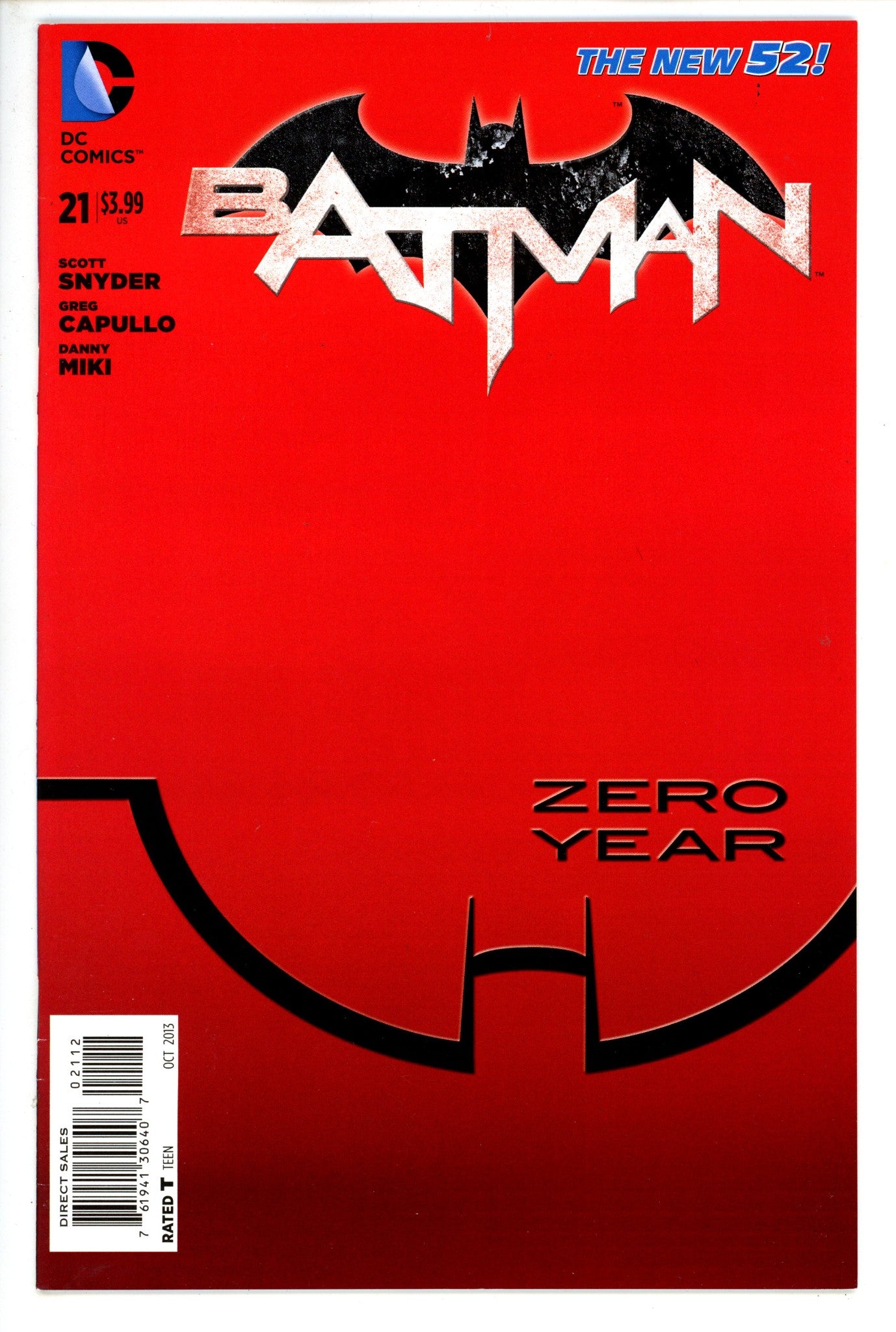 Batman Vol 2 21 2nd Print NM-