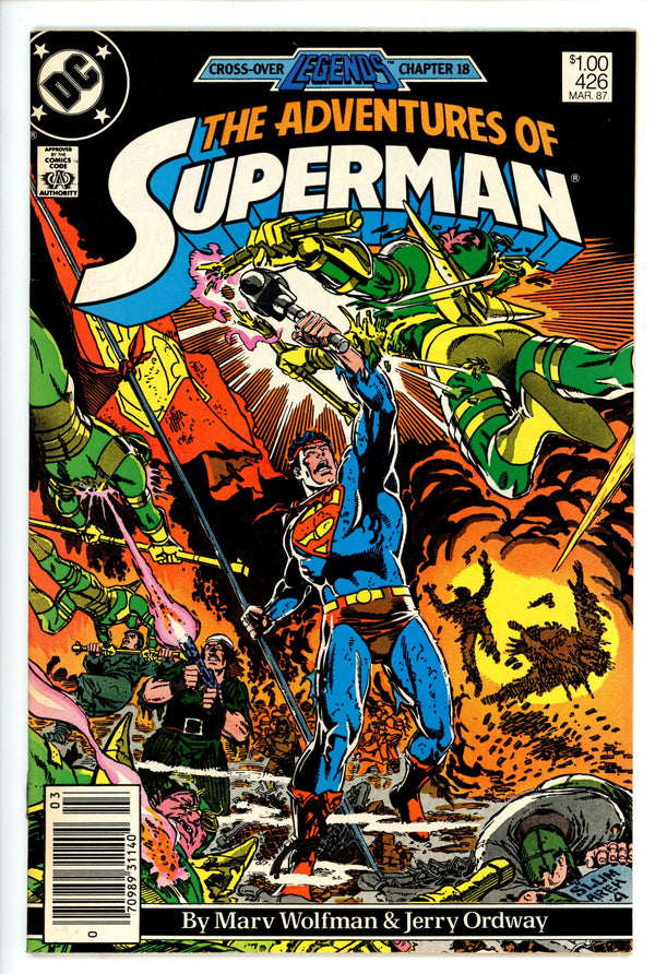 Adventures of Superman 426 Canadian VF-