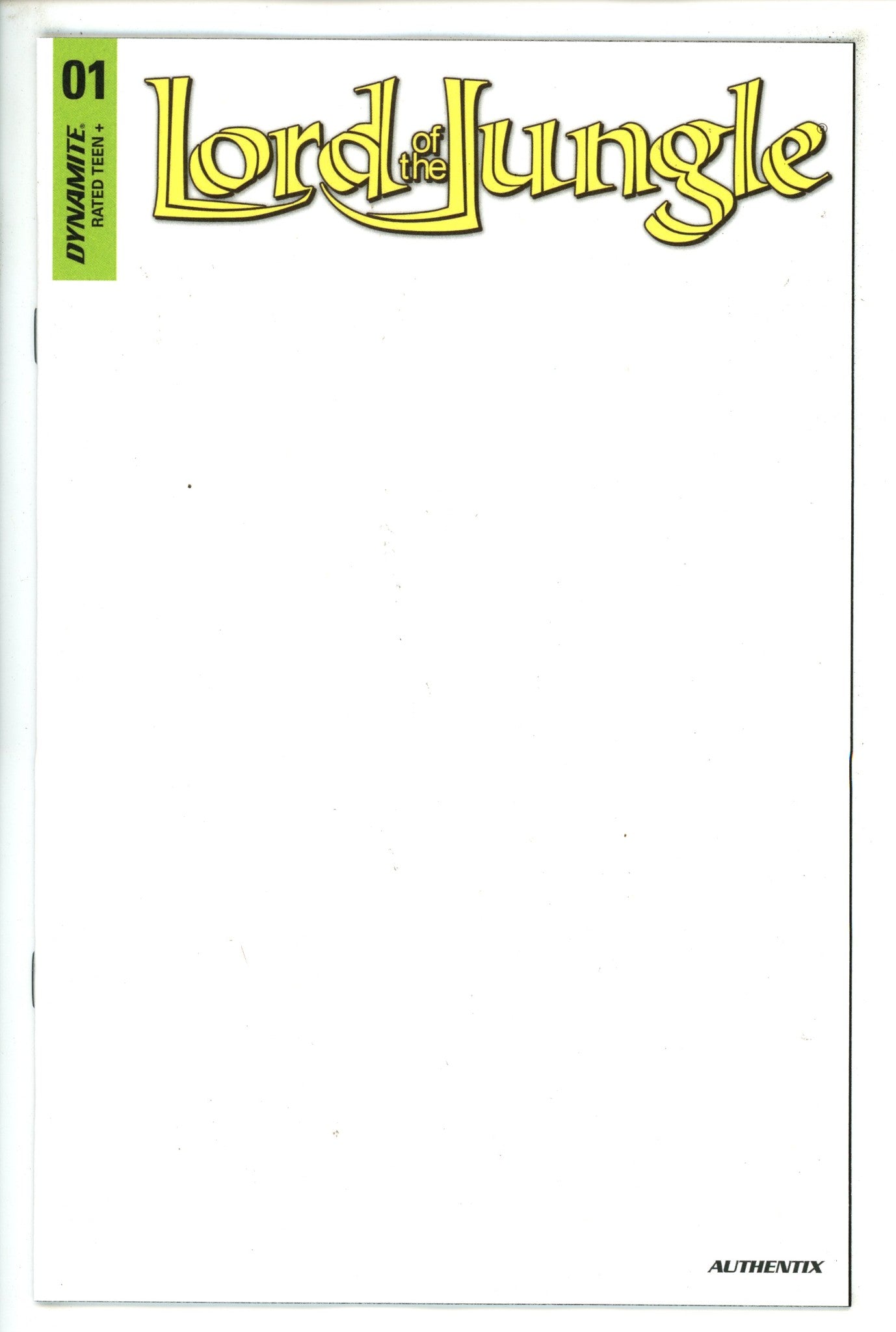 Lord of the Jungle 1 Blank Variant (2022)