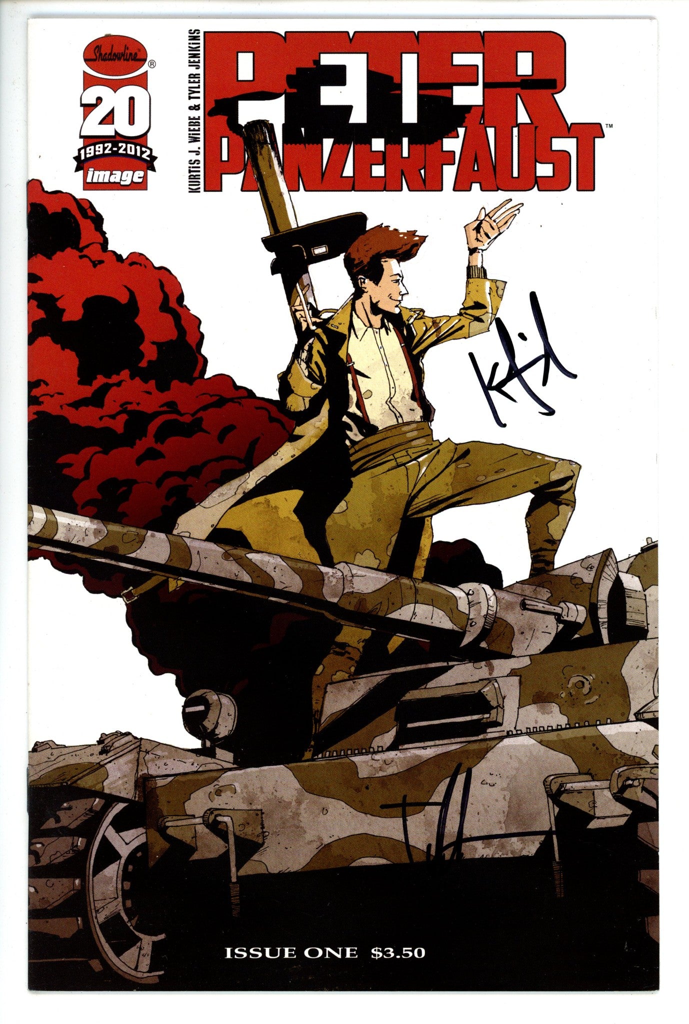 Peter Panzerfaust 1 Signed Wiebe Jenkins VF+