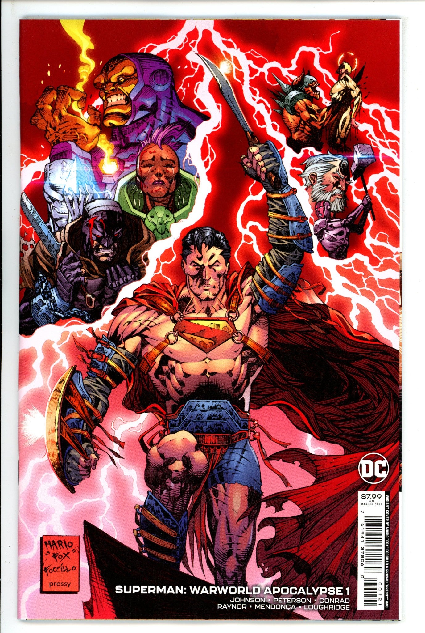 Superman Warworld Apocalypse 1 Foccillo Variant (2022)