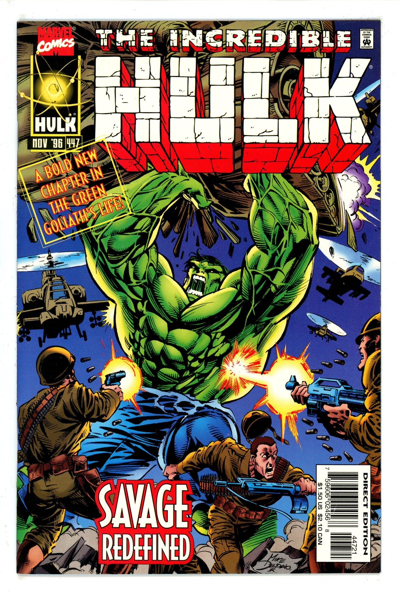 The Incredible Hulk Vol 1 447 Deodato Variant