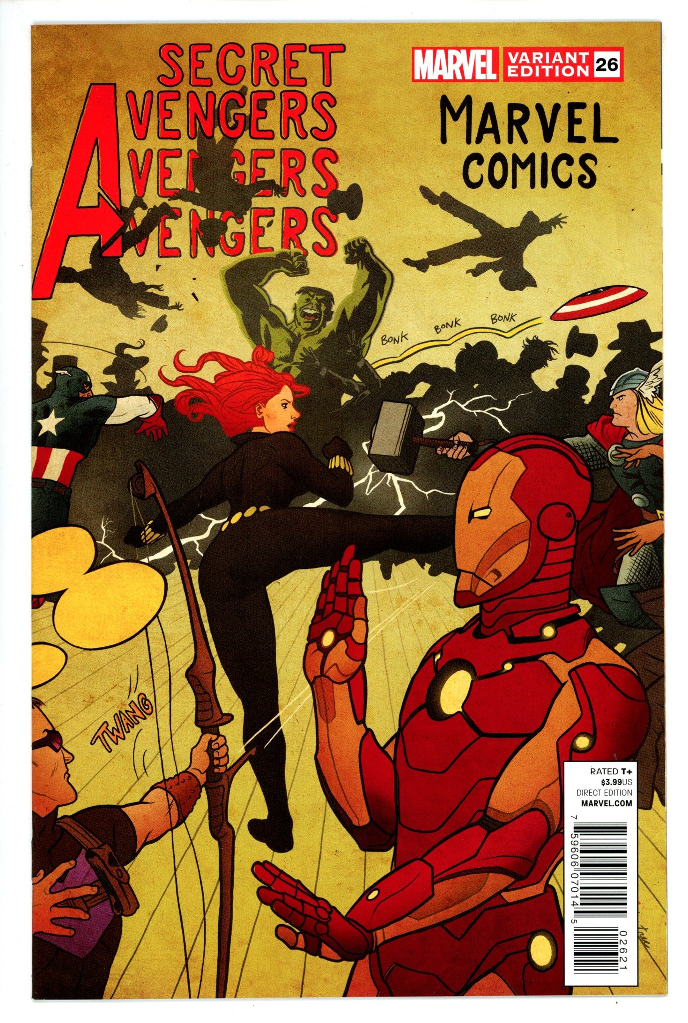 Secret Avengers 26 Quinones Variant