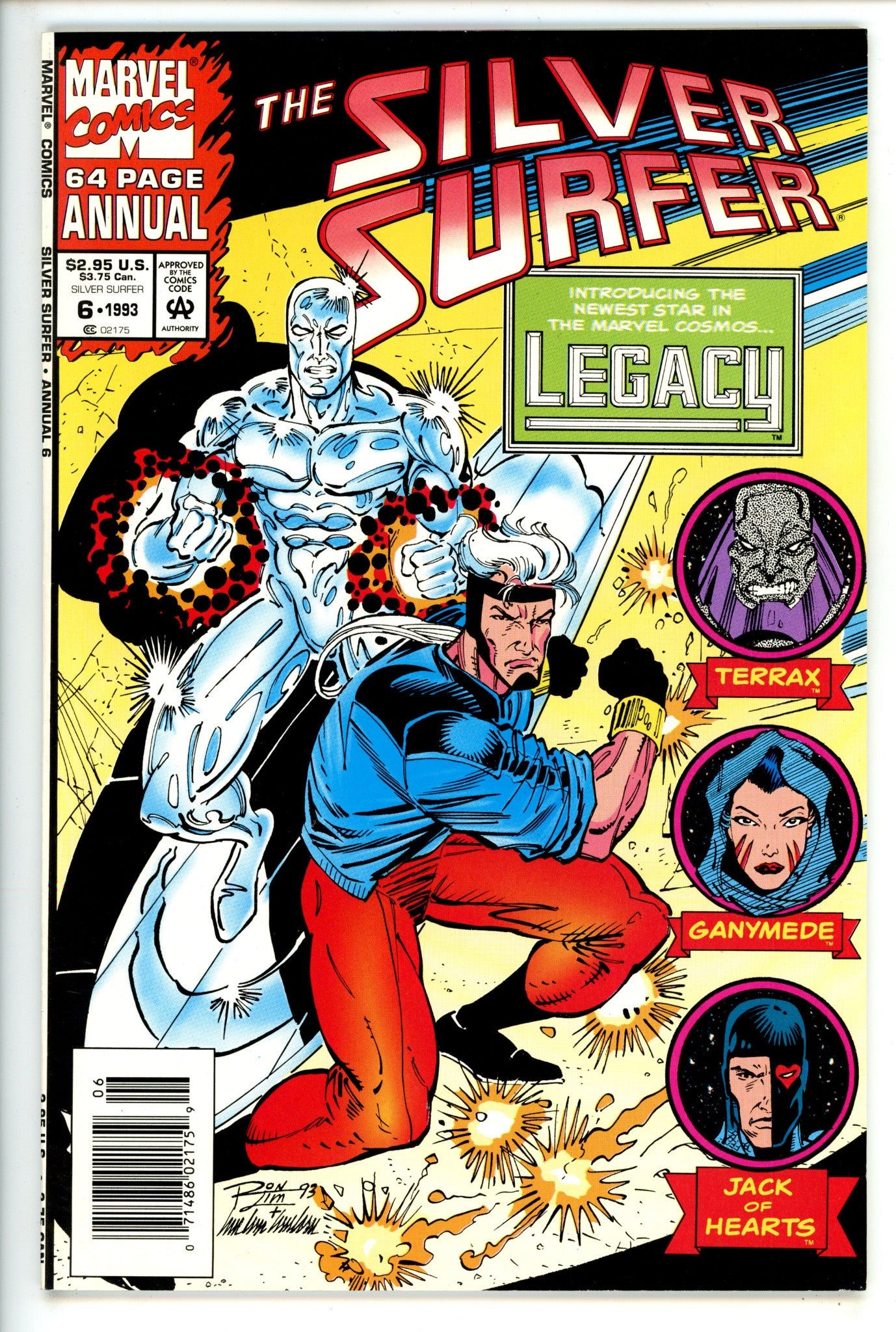 Silver Surfer Annual Vol 3 6 Newsstand VF/NM