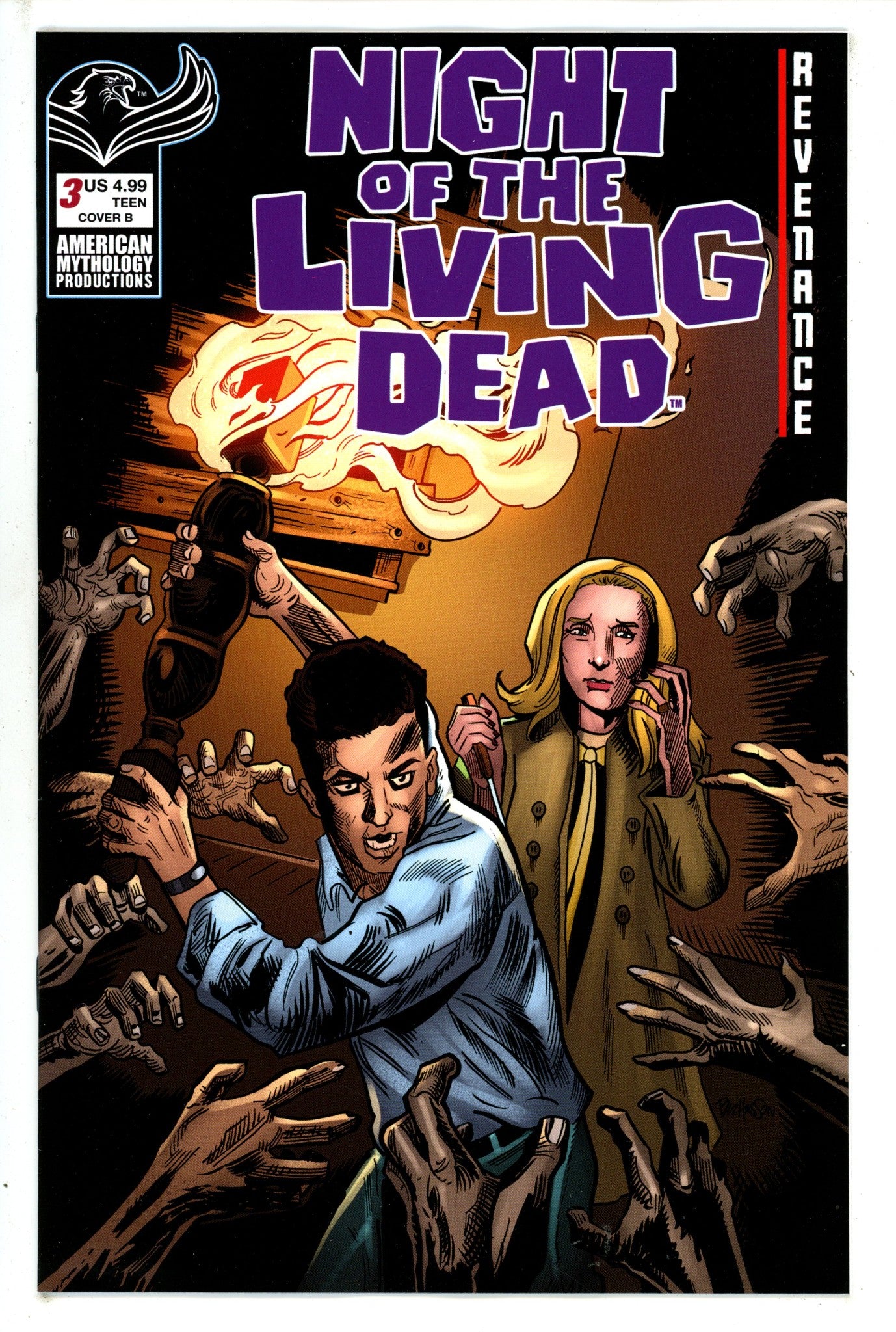 Night Of The Living Dead Revenance 3 Corpse Crew Variant (2023)