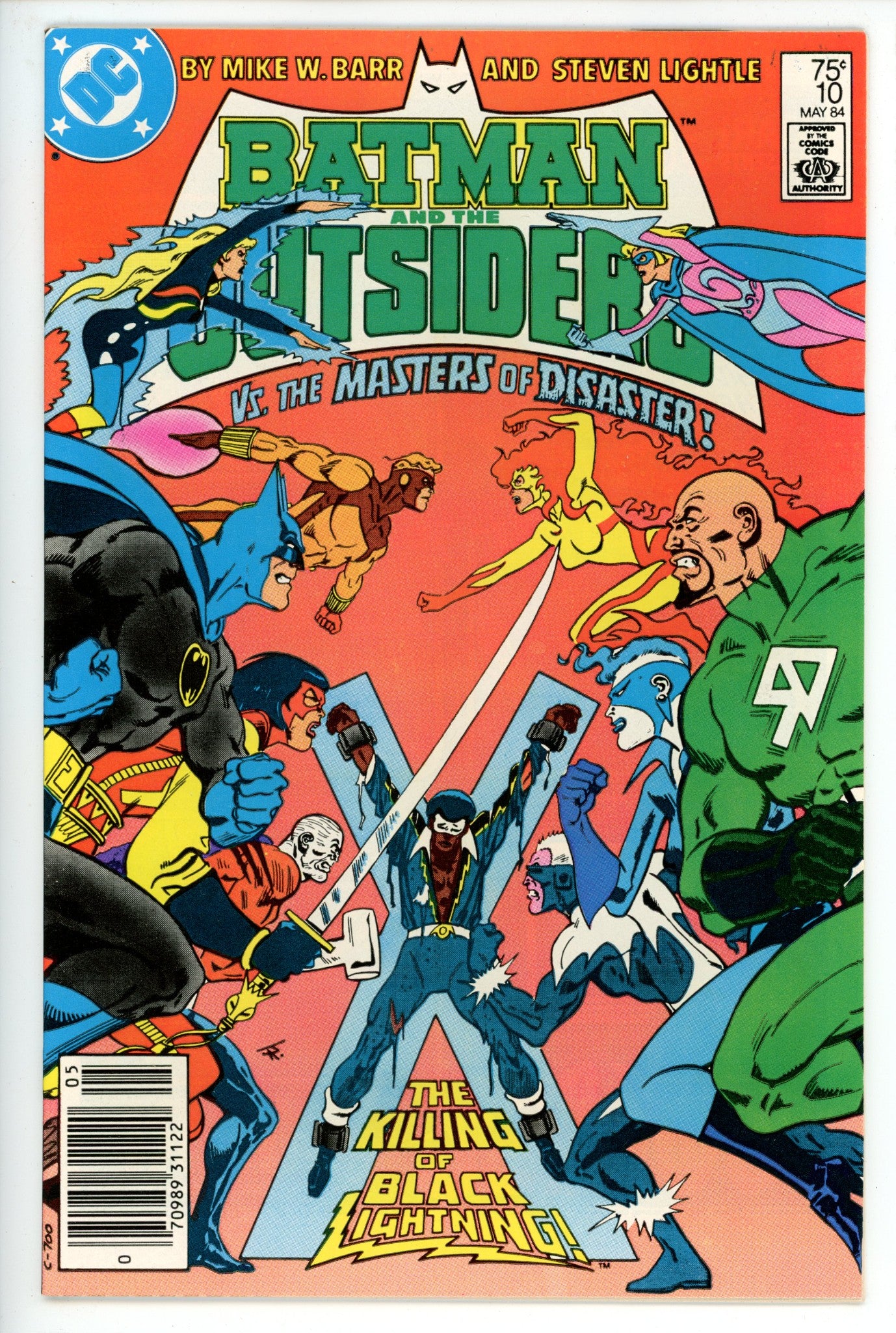 Batman and the Outsiders Vol 1 10 Newsstand