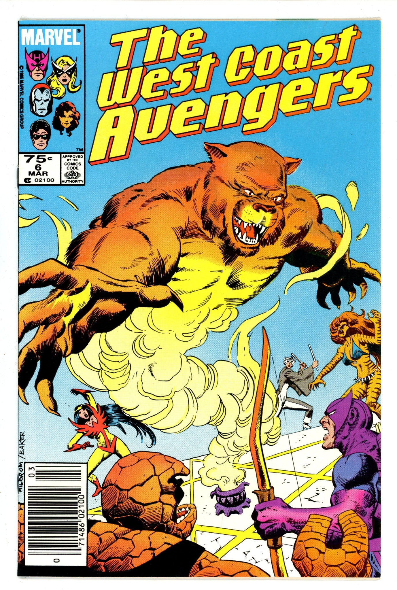 West Coast Avengers Vol 2 6 Newsstand