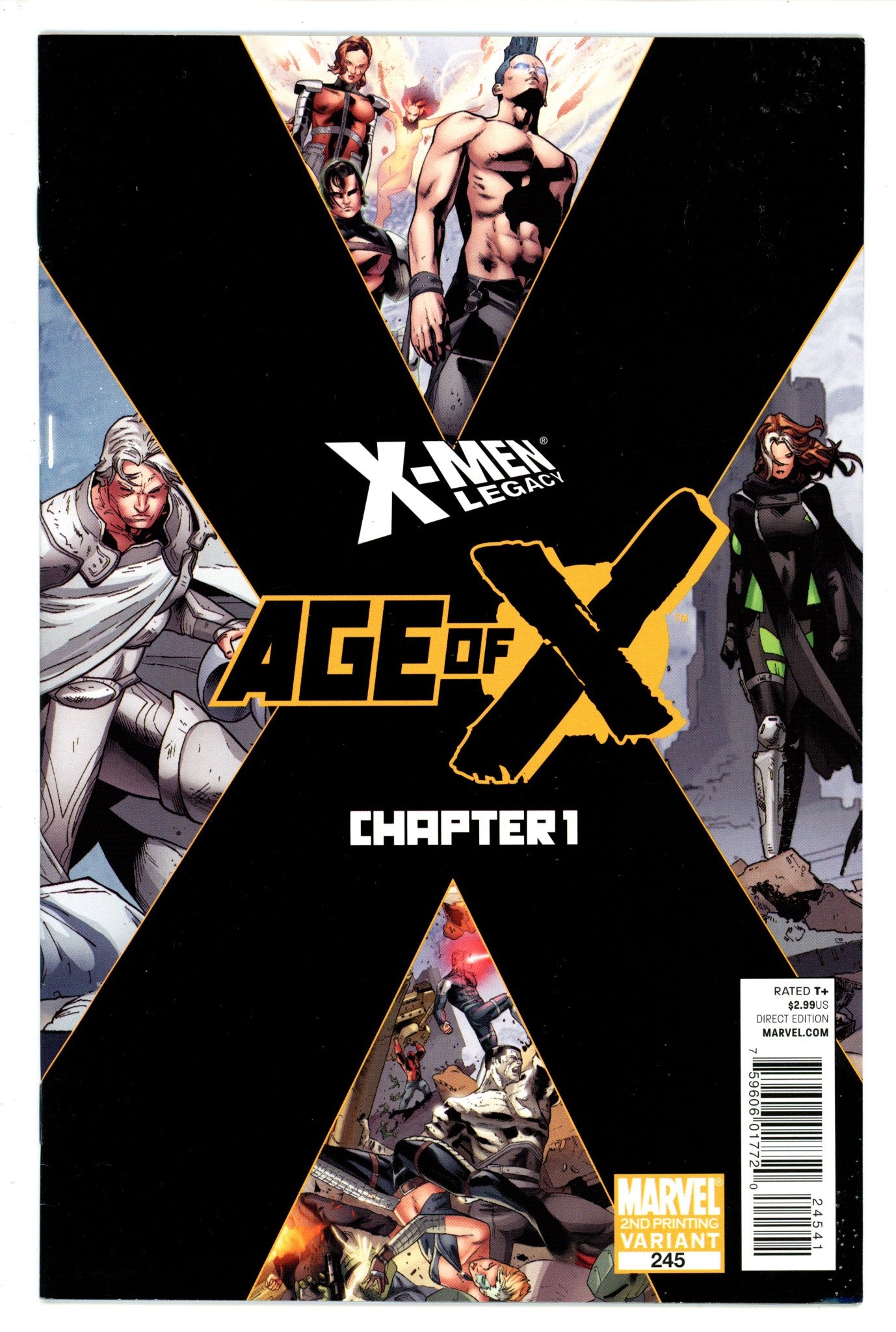 X-Men: Legacy Vol 1 245 2nd Print