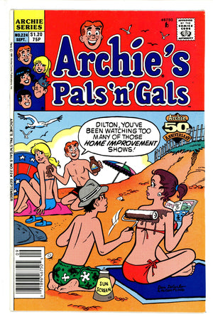 Archie's Pals 'n' Gals 224 Canadian Price Variant VF (1991)