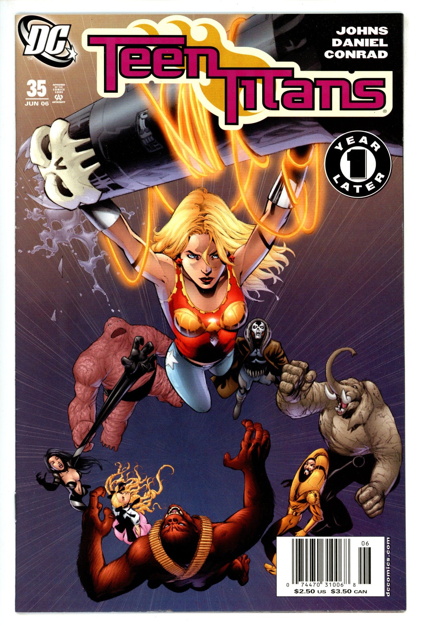 Teen Titans Vol 3 35 Newsstand VF-