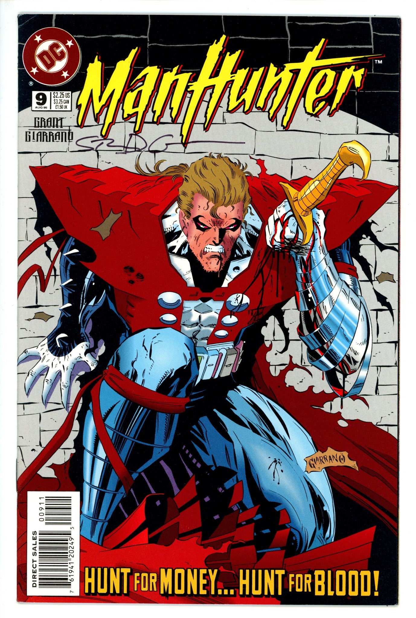 Manhunter 9 Signed Grant