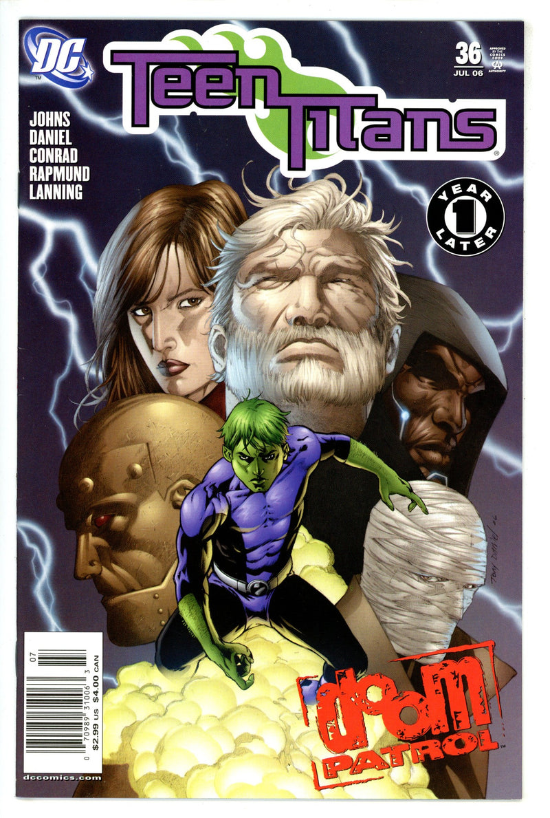 Teen Titans Vol 3 36 Newsstand VF+