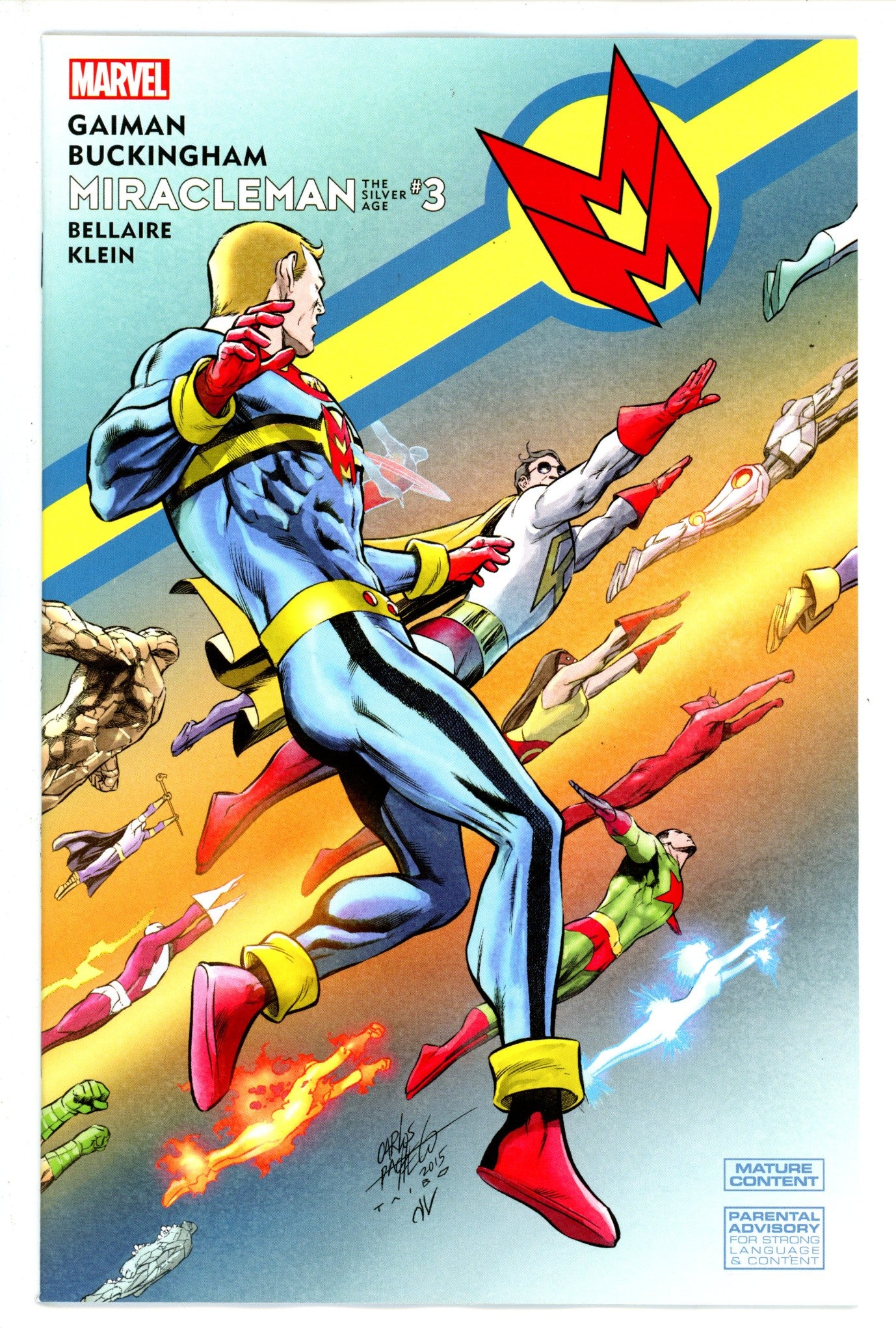Miracleman Silver Age 3 Pacheco Incentive Variant NM- (2022)