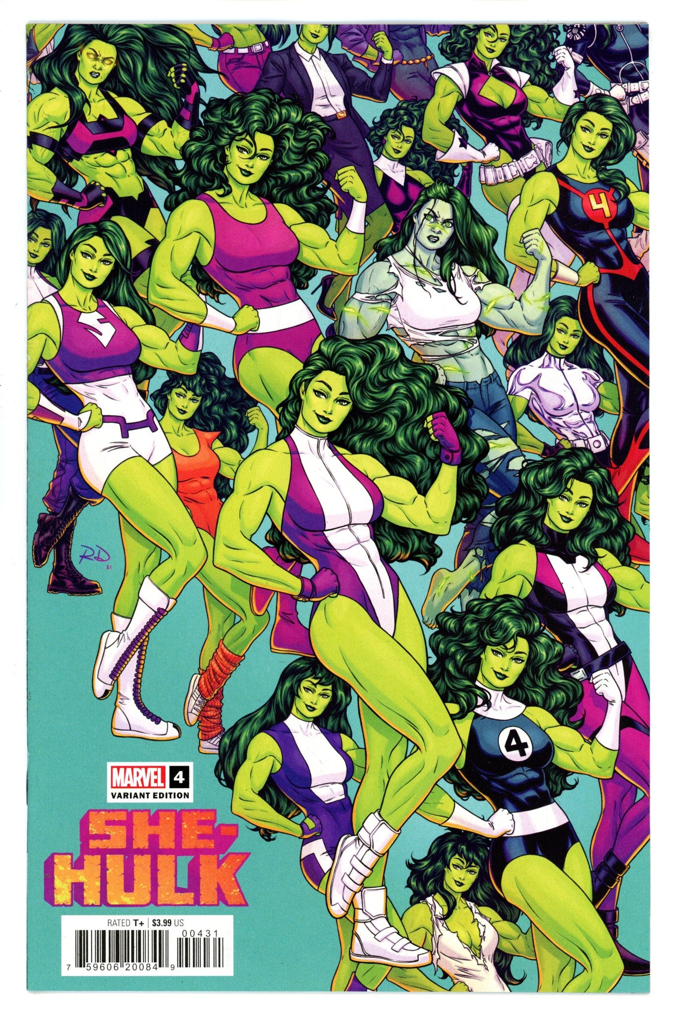 She-Hulk Vol 4 4 Dauterman Variant (2022)