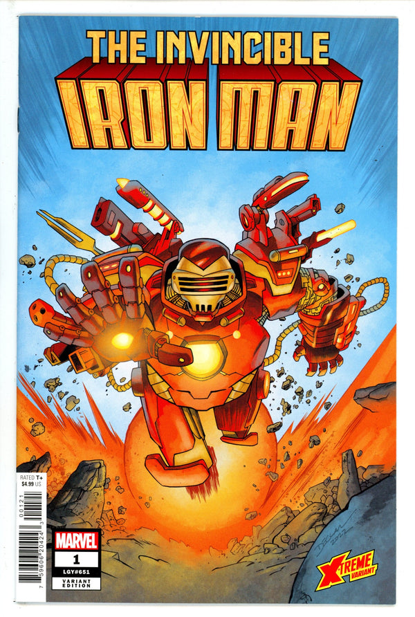 Invincible Iron Man Vol 4 1 Shalvey X-Treme Variant (2022)