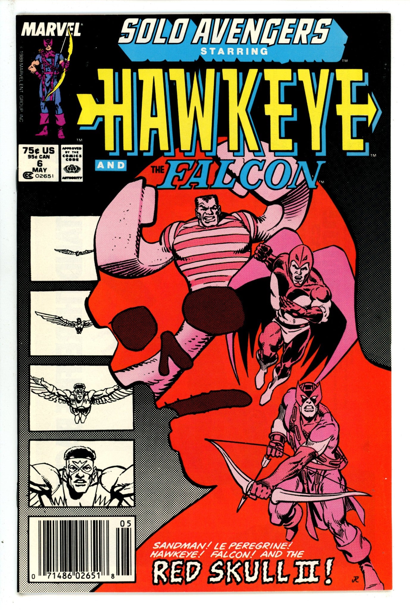 Solo Avengers 6 Newsstand (1988)