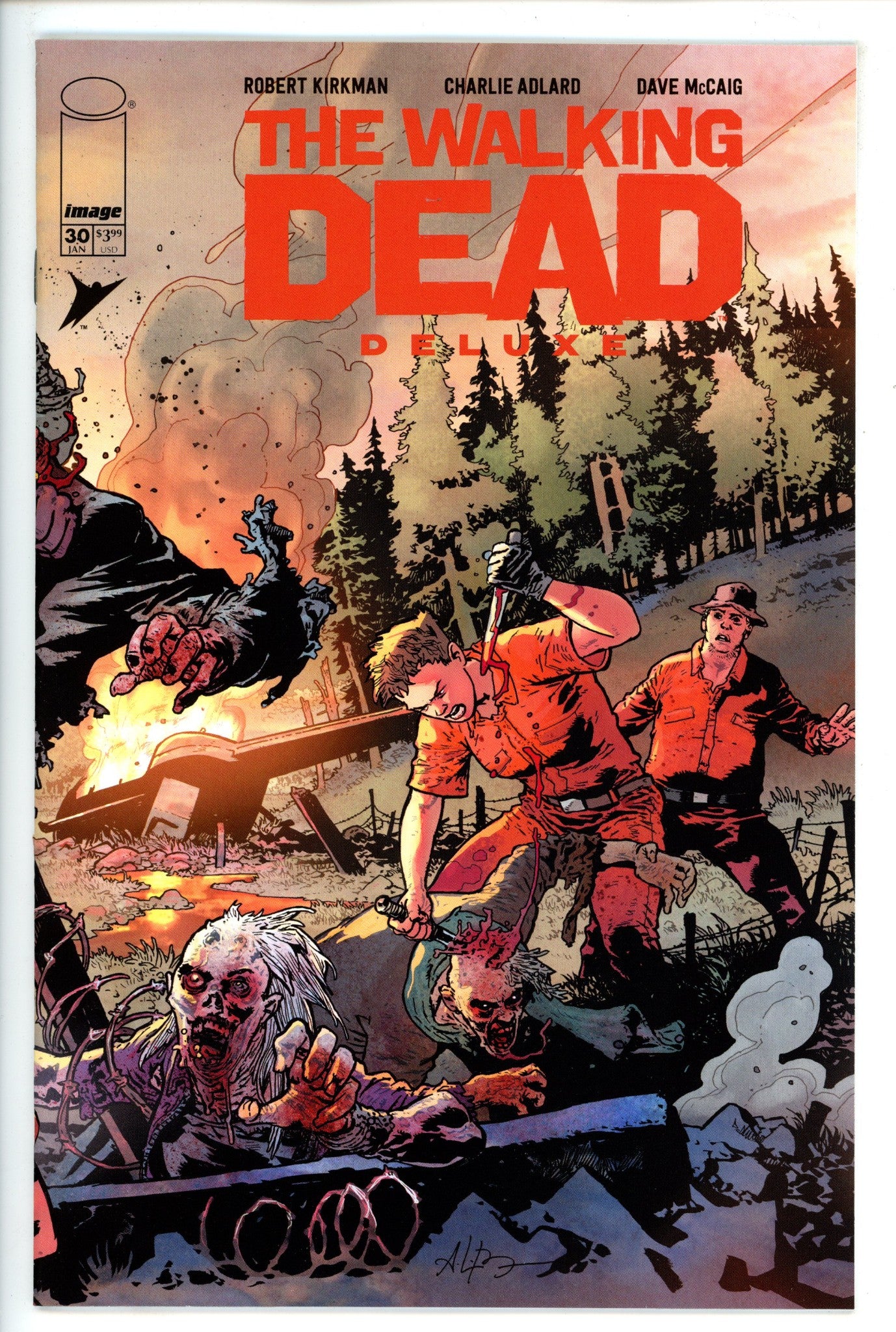 Walking Dead Deluxe 30 Bressan Variant (2022)