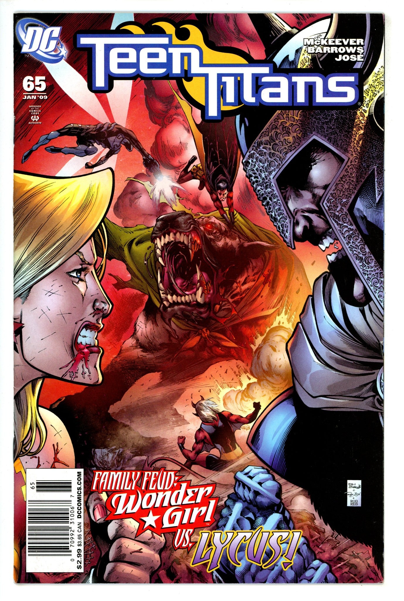 Teen Titans Vol 3 65 Newsstand VF-