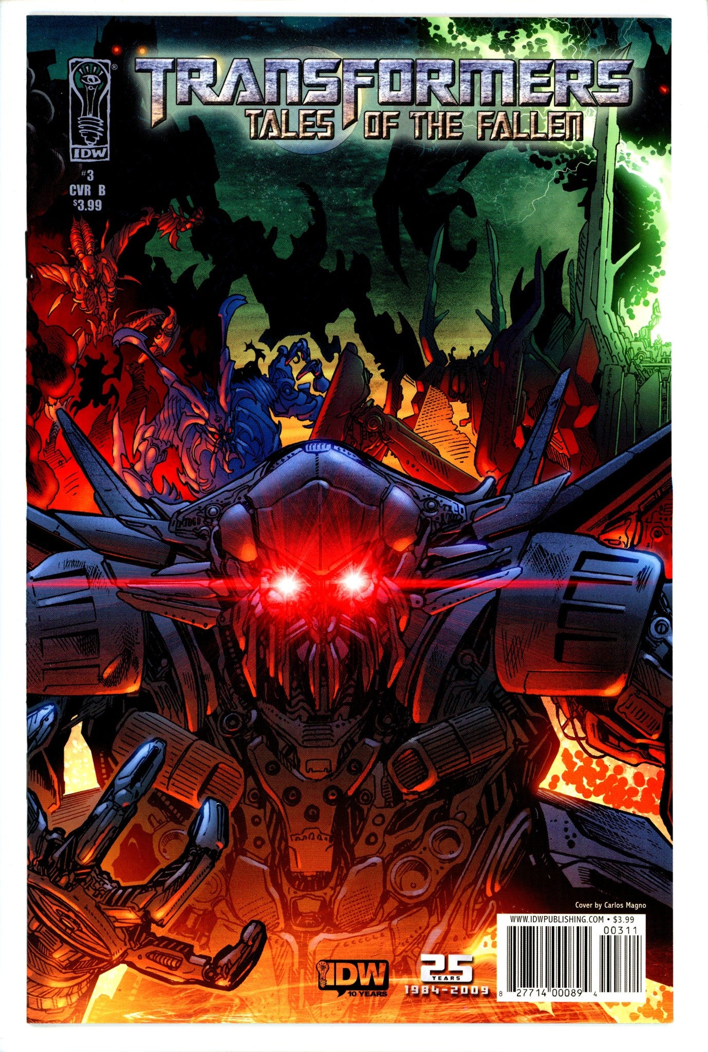 Transformers: Tales of the Fallen 3 Magno Variant-IDW-CaptCan Comics Inc
