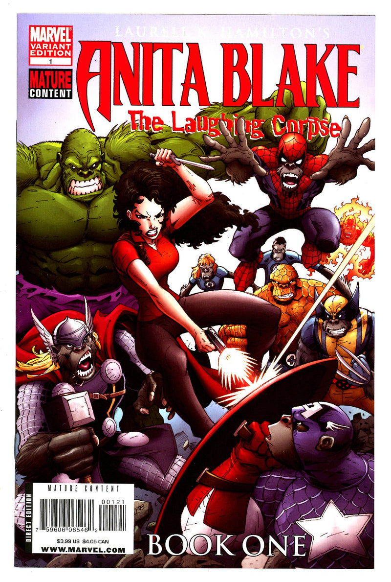 Anita Blake: The Laughing Corpse - Book One 1 Lim Variant NM-