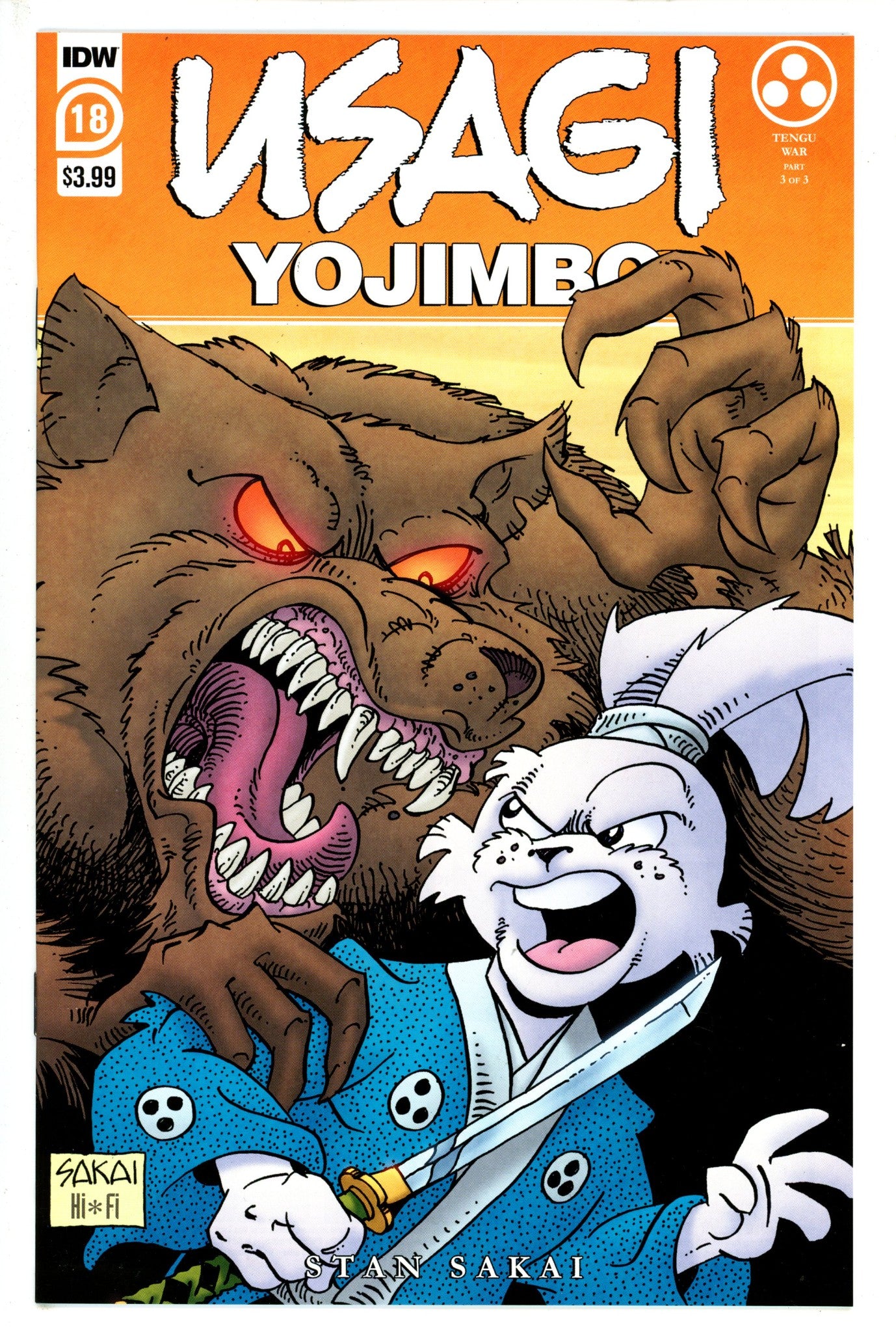 Usagi Yojimbo Vol 4 18 (2021)
