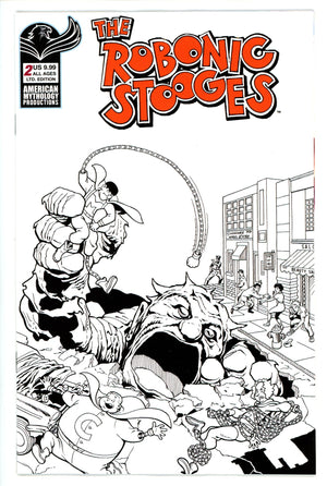 Robonic Stooges Fantastic Fools 2 Shanower Variant (2021)
