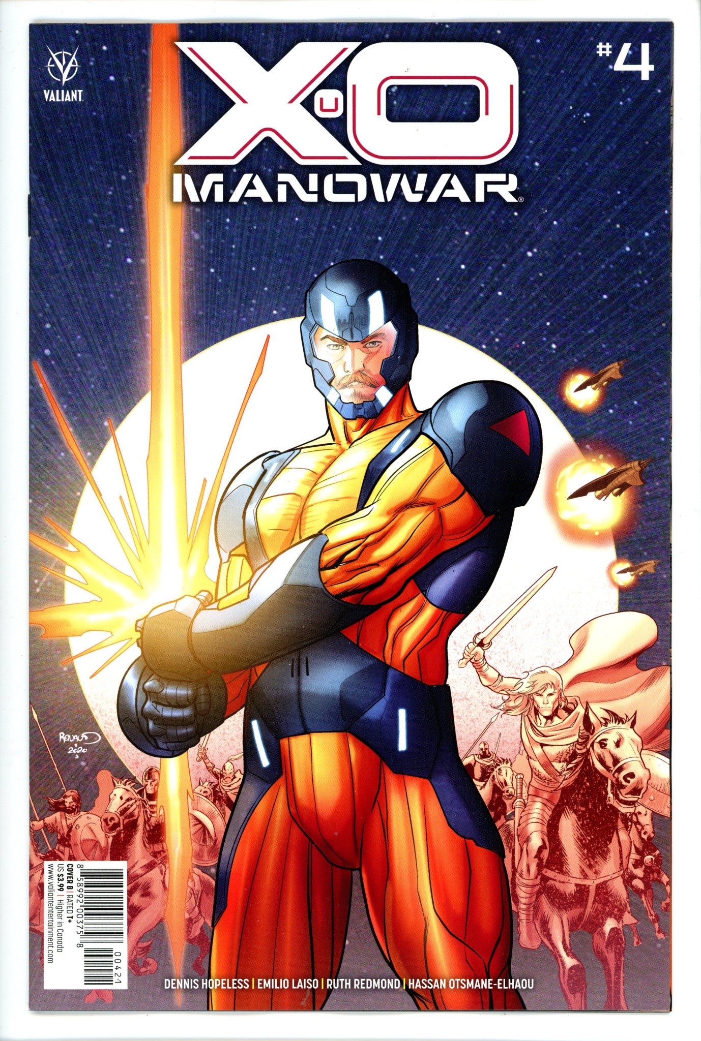 X-O Manowar Vol 5 4 Renaud Variant-Valiant-CaptCan Comics Inc